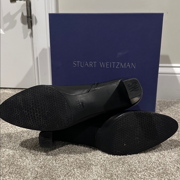 Stuart Weitzman Black Bootie Sz 11.5 - Picture 7 of 7